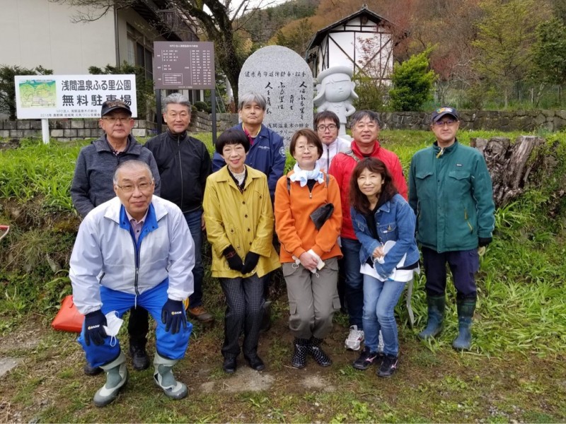 4月18日　松本西南RCさんの奉仕イベント(植樹)に当クラブから松本圏居住の会員が参加しました
